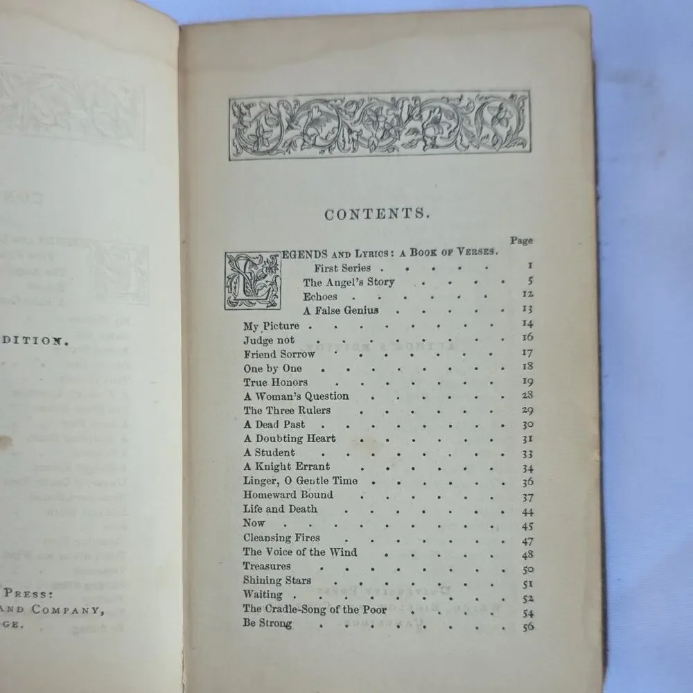 Adelaide A. Procter The Poems Leather Signed Ticknor and Fields Boston 1867